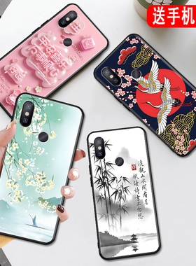 秋昊适用于小米6X新款防摔手机壳m1804d2se网红男女保护套小米6x小清新彩绘m1804d2se简约时尚小米6x耐脏m180