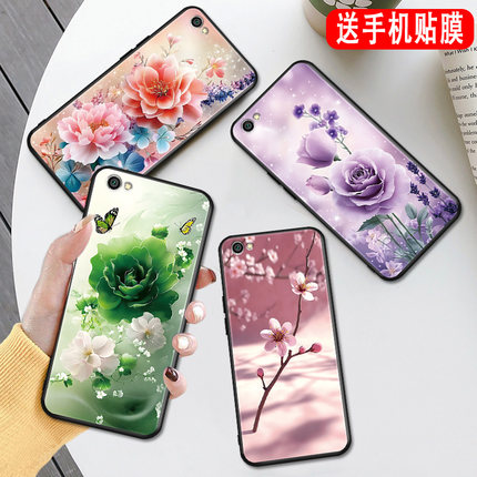 秋昊适用于红米note5a手机壳Redmi唯美mde6春天MDE6花卉MDT6s好看hm nt5a防摔小米MDE6s保护套红米Note5A高配