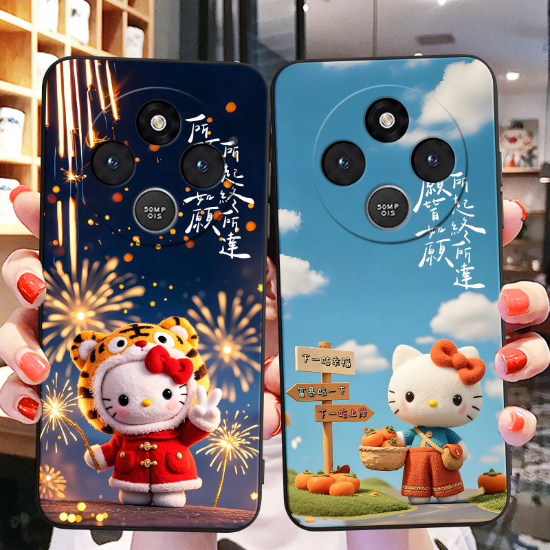 适用红米14R 5G防摔保护套手机壳redmi14c高颜值2411drn47c动漫彩绘红米14r创意搞怪2411drn47c可爱超萌小众