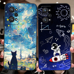 秋昊适用于Realme真我gt2星夜耿鬼rmx3310新款realme真我q5pro手机壳rmx3372保护套。真我gtneo2素描rmx3370