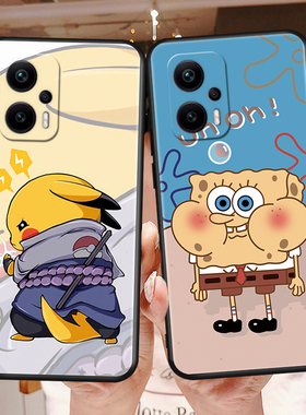 秋昊适用于小米红米note12tpro手机壳radmi卡通软胶noto12tpro保护套nte12tpro男女redmi全包边not12tpor防摔