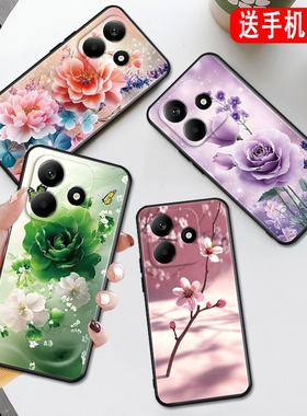 秋昊适用于红米note14手机壳rdemiNote14保护套miuiNote14唯美hmNotel4花卉Hongmin0te14春天好看防摔潮牌文