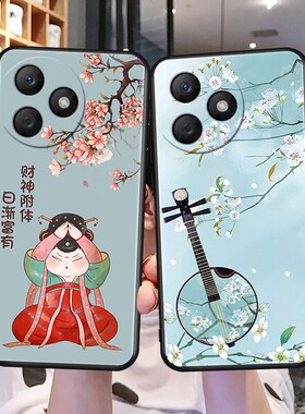秋昊适用于荣耀x50i+清新手机壳honorx50i+网红新款lly-an00全包防摔huawei国风保护套。荣誉×50i+小众ins超
