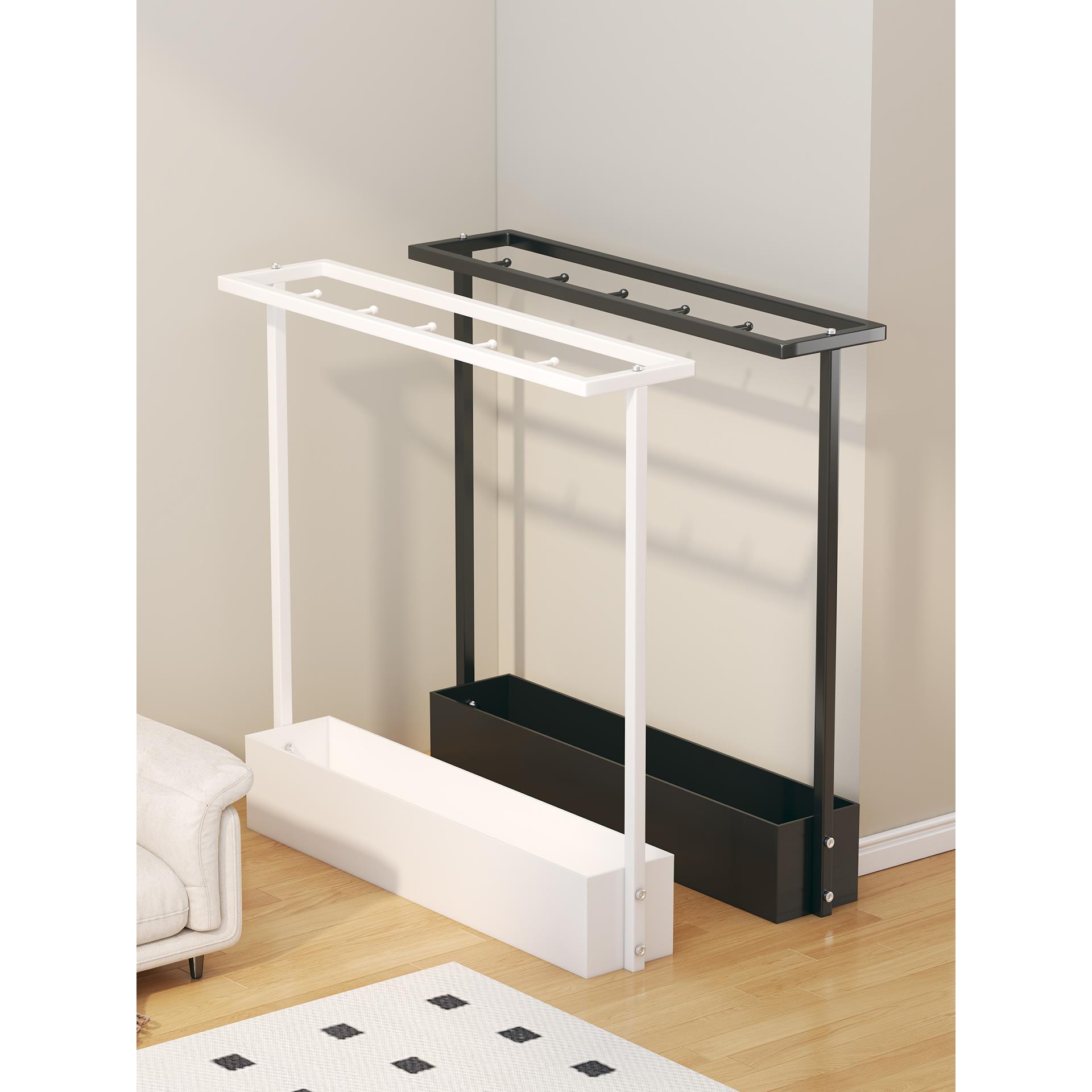 轻奢铁艺沥水雨伞架门口雨伞桶放伞架家用电梯口立伞筒收纳置物架