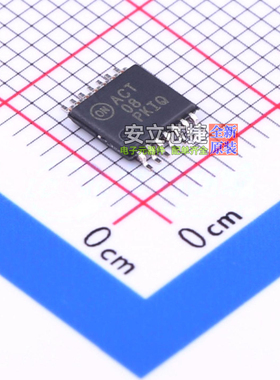 逻辑门 74ACT08MTCX TSSOP-14 onsemi(安森美) 电子元件全新原装