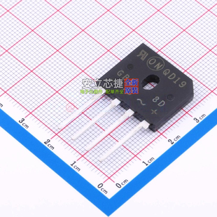 整流桥 GBU8D GBU-4 onsemi(安森美) 电子元器件配单全新原装