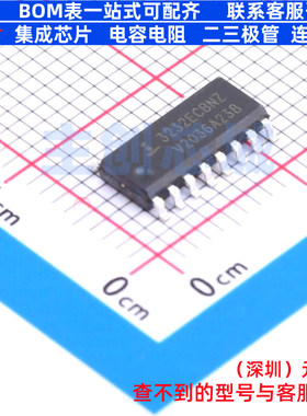 RS232芯片 ICL3232ECBNZ SOIC-16 RENESAS(瑞萨)/IDT 电子元器件