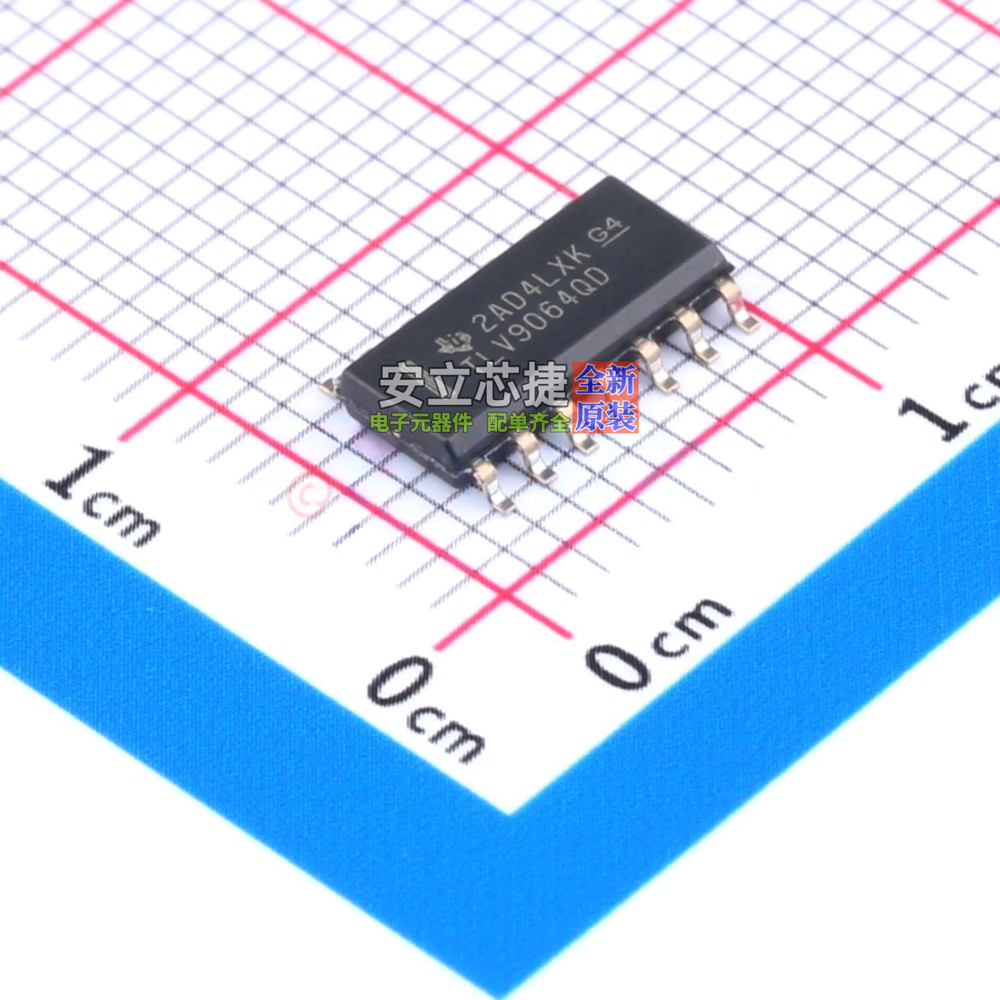 运算放大器 TLV9064QDRQ1 SOIC-14 TI/德州 电子元件配单全新原装