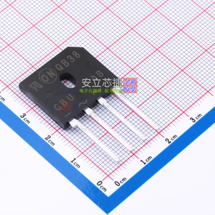 整流桥 GBU4B GBU-4 onsemi(安森美) 电子元器件配单全新原装