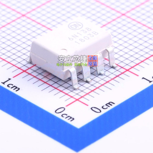 逻辑输出光耦 6N138SDM SOP-8-2.54mm onsemi(安森美) 电子元器件