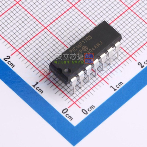 单片机(MCU/MPU/SOC) PIC16F1705-I/P PDIP-14 MICROCHIP(微芯)