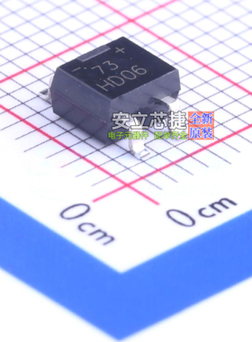 整流桥 HD06-T MiniDIP DIODES(美台) 电子元器件配单全新原装
