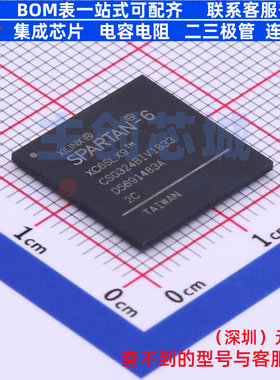 可编程逻辑器件(CPLD/FPGA) XC6SLX9-2CSG324C BGA-324 XILINX/赛
