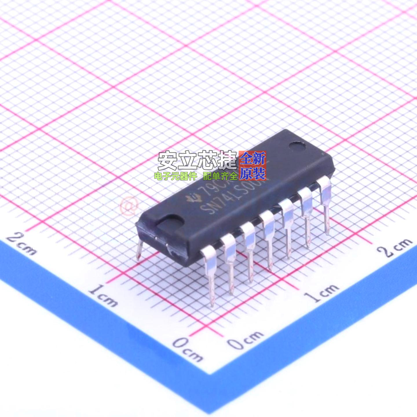 逻辑门 SN74LS00N PDIP-14 TI/德州 电子元器件配单全新原装