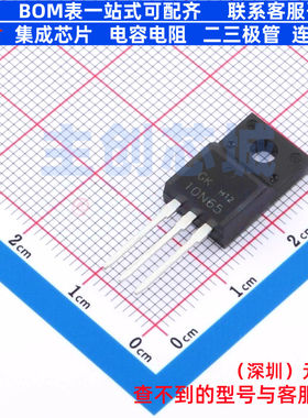 场效应管(MOSFET) 10N65 TO-220AB 电子元器件配单全新原装