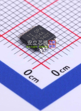 运算放大器 OPA4354AIPWR TSSOP-14 TI/德州 电子元器件全新原装