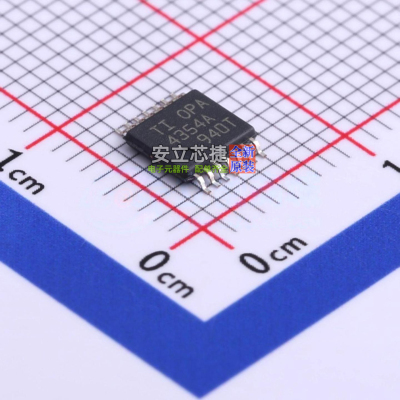 运算放大器 OPA4354AIPWR TSSOP-14 TI/德州 电子元器件全新原装