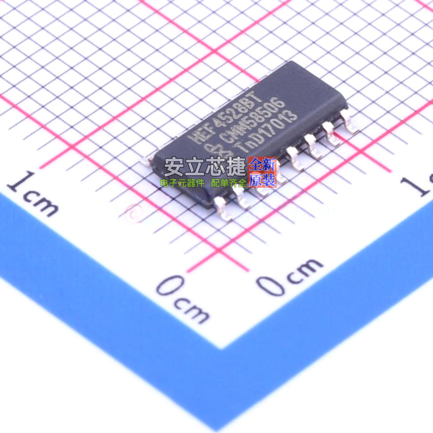 单稳态多谐振荡器 HEF4528BT,653 SOIC-16 Nexperia(安世) 元器件 - 实物图