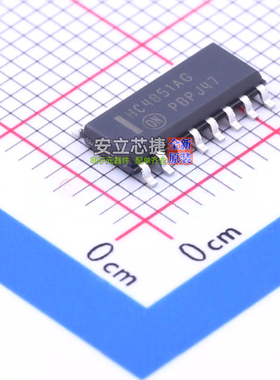 模拟开关/多路复用器 MC74HC4851ADR2G SOIC-16 onsemi(安森美)