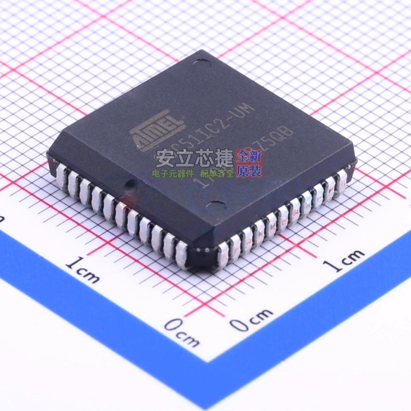 单片机(MCU/MPU/SOC) AT89C51IC2-SLSUM PLCC-44(16.6x16.6) MICR