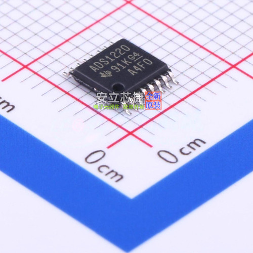 模数转换芯片ADC ADS1220IPWR TSSOP-16 TI/德州 电子元器件配单