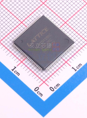 可编程逻辑器件(CPLD/FPGA) LCMXO1200C-3TN100C TQFP-100 LATTIC