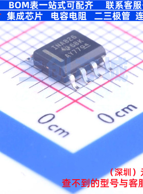 仪表放大器 INA826AIDR SOIC-8 TI/德州 电子元器件配单全新原装