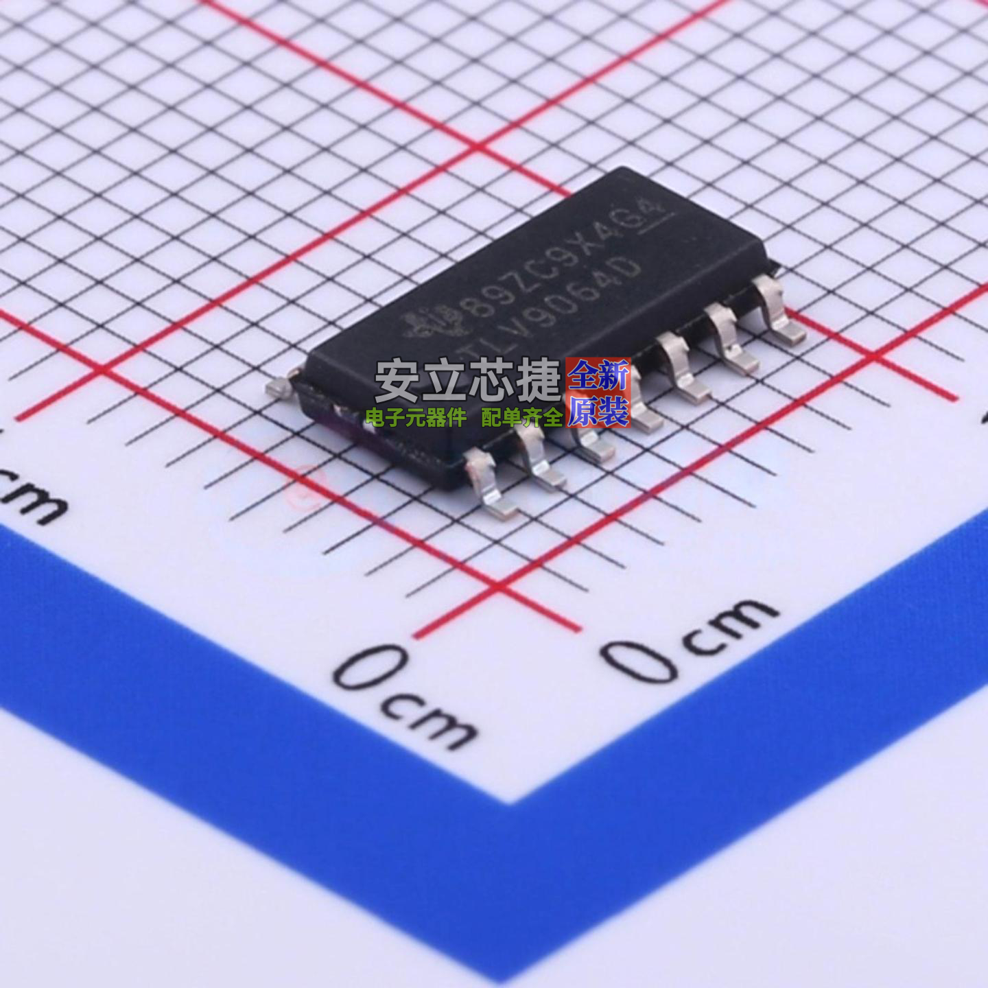 运算放大器 TLV9064IDR SOIC-14 TI/德州 电子元器件配单全新原装