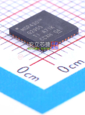 单片机(MCU/MPU/SOC) MSP430G2955IRHA40R VQFN-40 TI/德州 原装