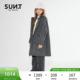 suntomorrow儿童双面羊毛呢大衣中长款 女童加厚外套 2025秋冬新款