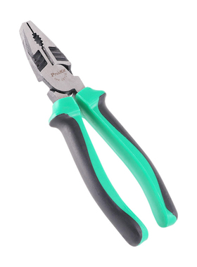 台湾宝工1PK-051DS多功能万用工业级  双色柄钛金电工钳(200mm)