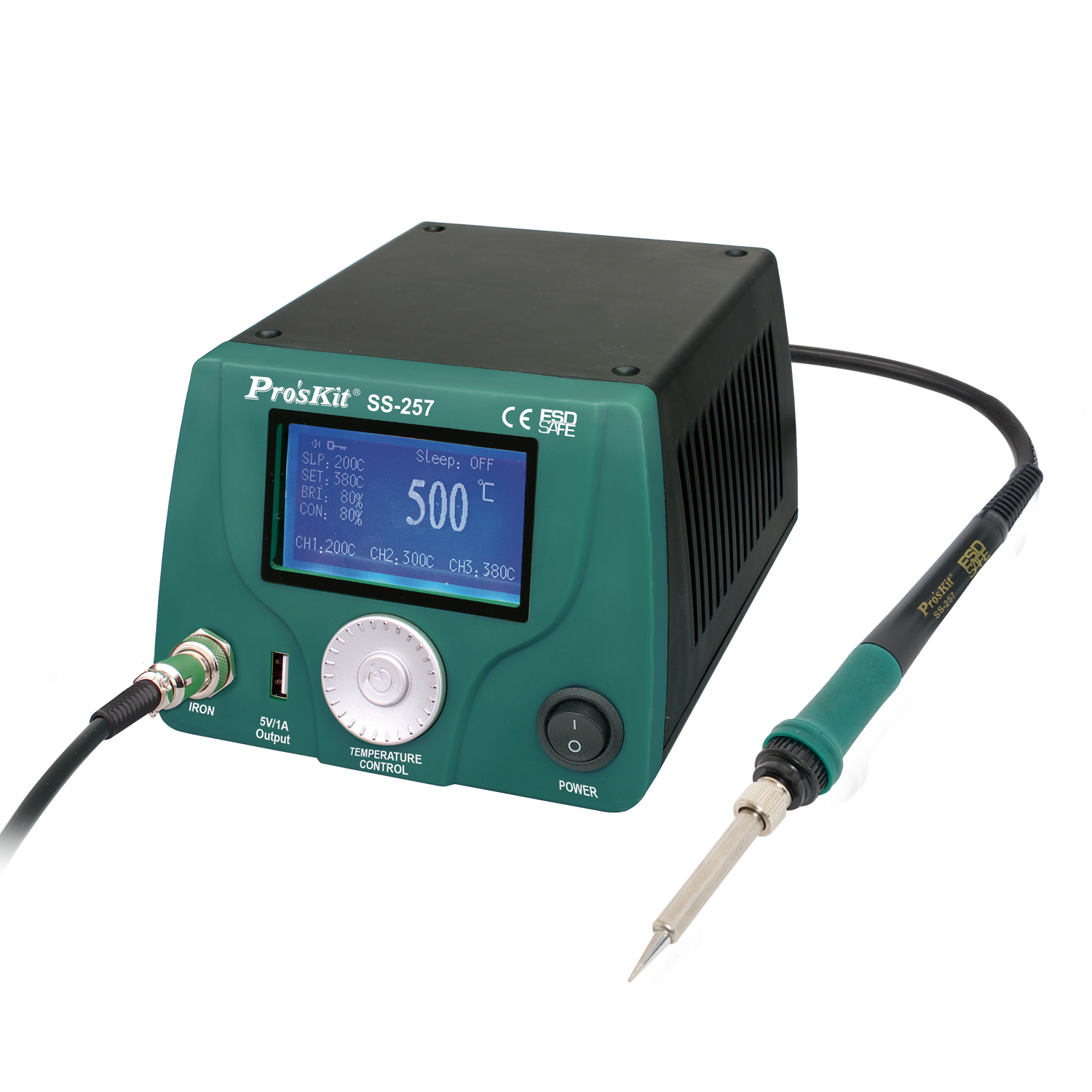 宝工SS-257H 维修防静电无铅数显控温电焊台恒温电烙铁 焊接工具