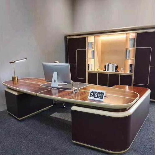 新中式实木办公桌老板桌