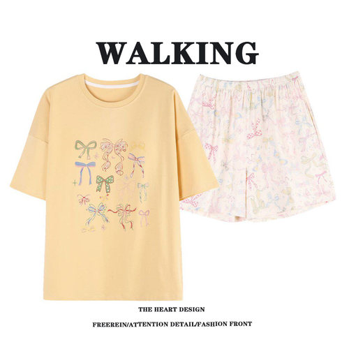 睡衣带胸垫一体女款纯棉2026