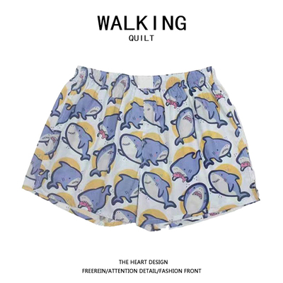 鲨鱼宽松阿罗裤睡裤夏季女