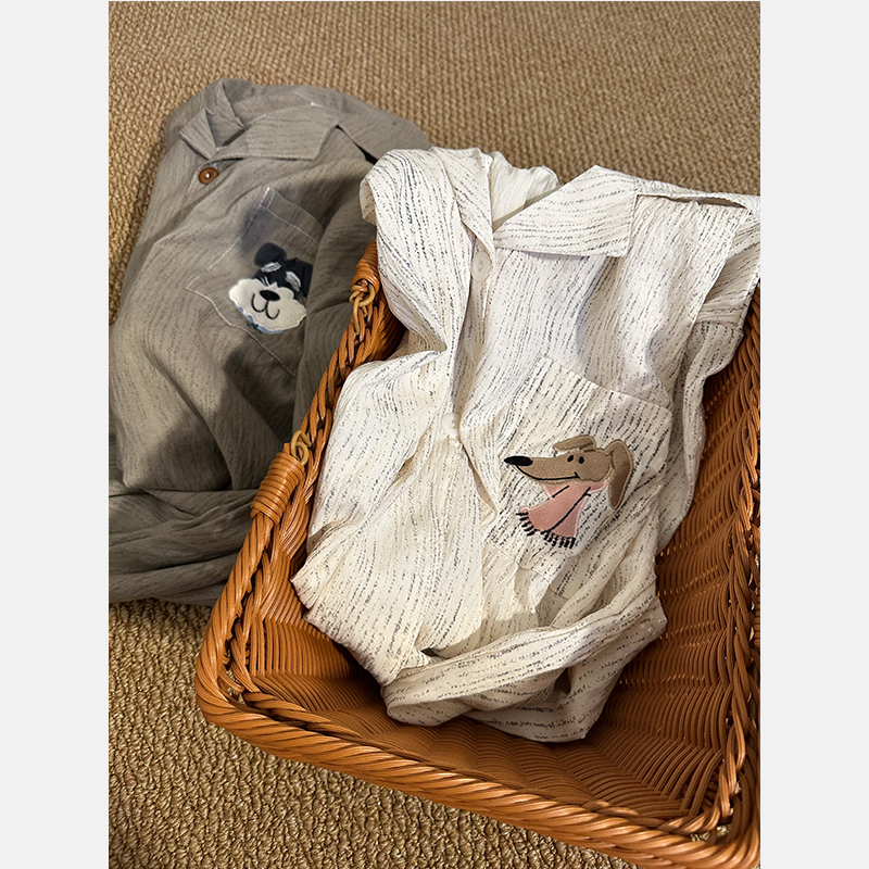 韩版ins情侣睡衣男女春秋季