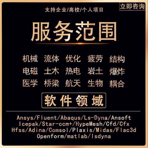 代做COMOL/ASYS/fluent/SabaqusN/matlaCb/edem数模AE彷真SXD分析