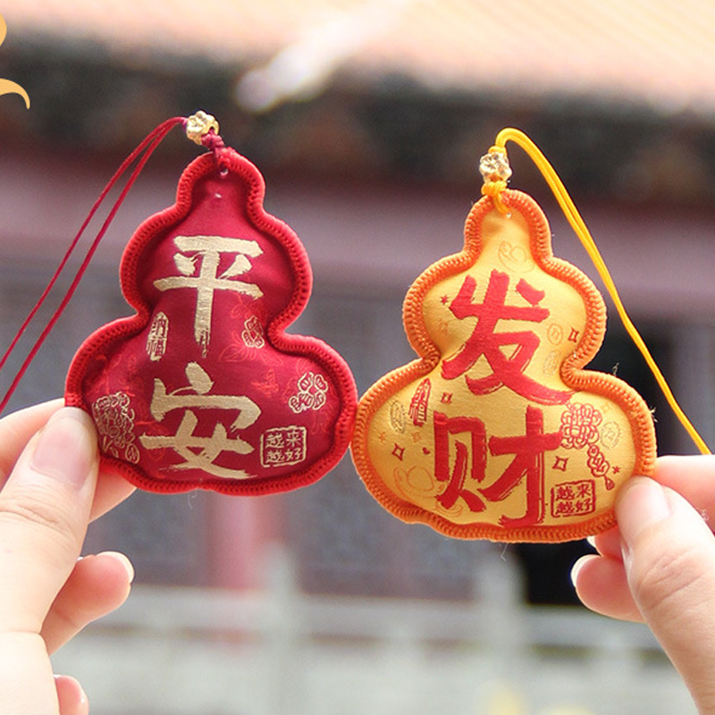 国潮文创小礼物葫芦香包车载挂件