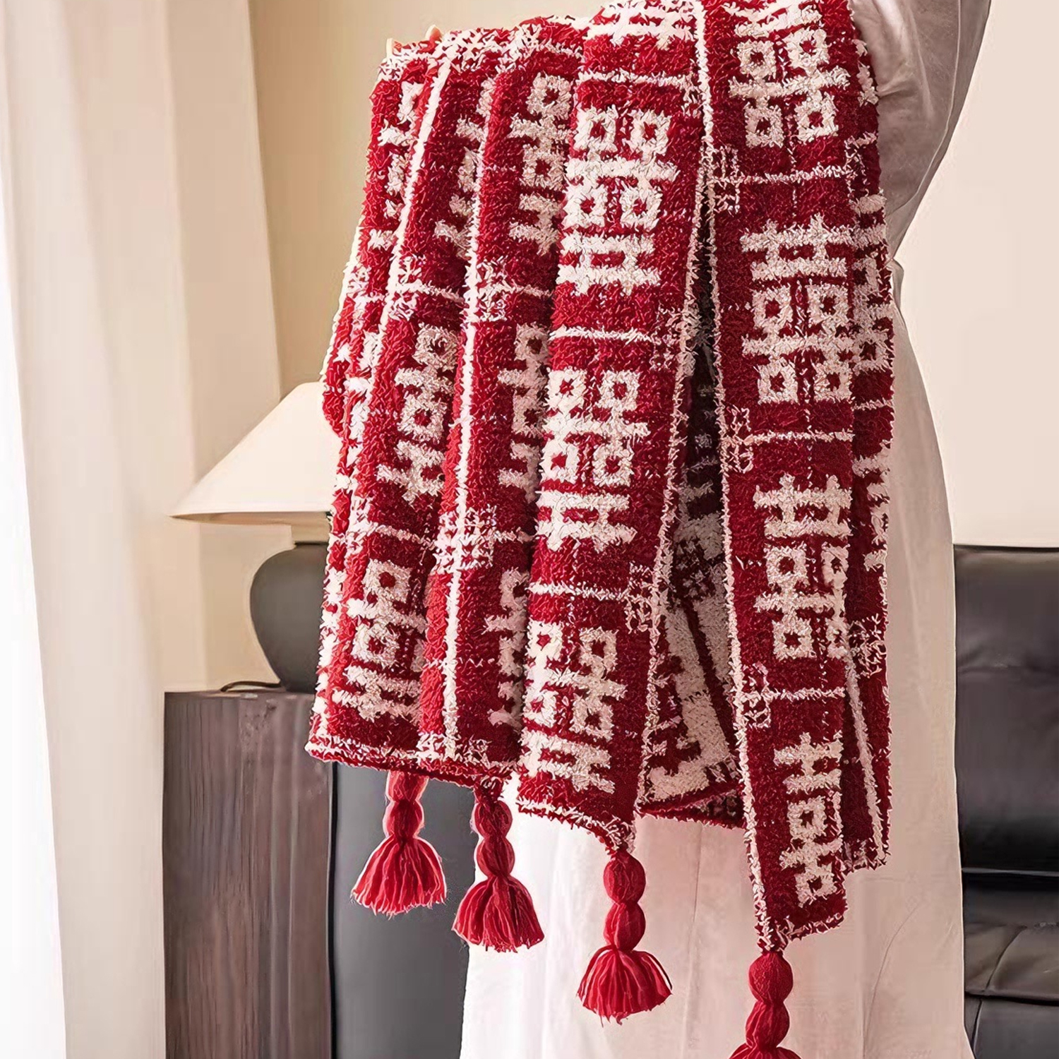 手工百喜毯送新娘新婚礼物闺蜜