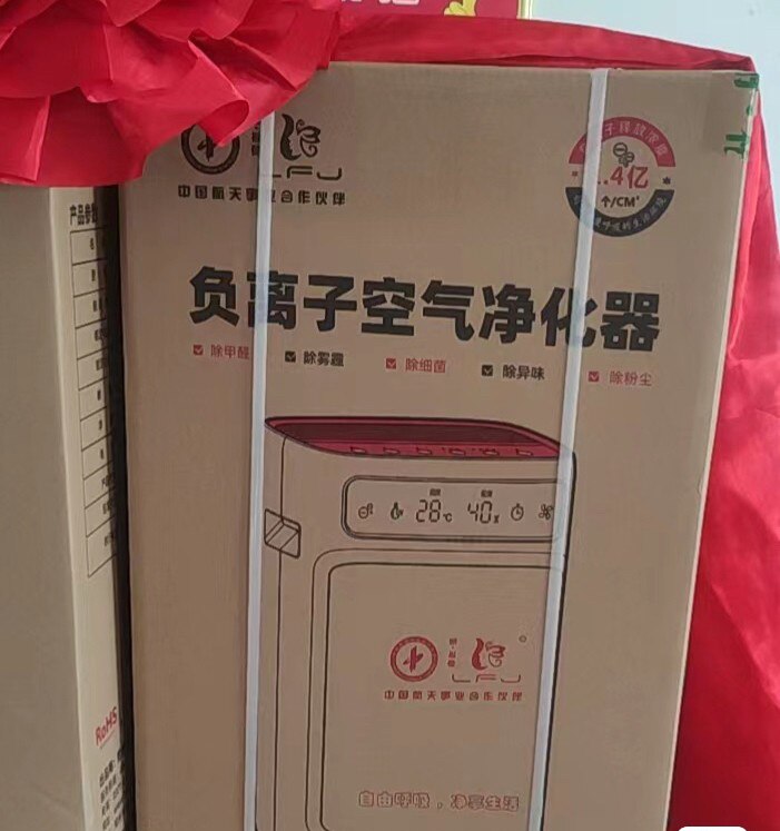 丽福健新款负离子空气净化器