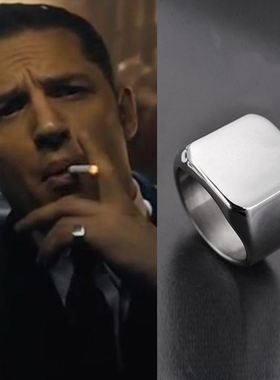 欧美风食指蹦迪尾戒同款网红