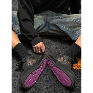 猫七寻男鞋2026新款冬季潮牌高级感增高板鞋男生百搭休闲情侣潮鞋