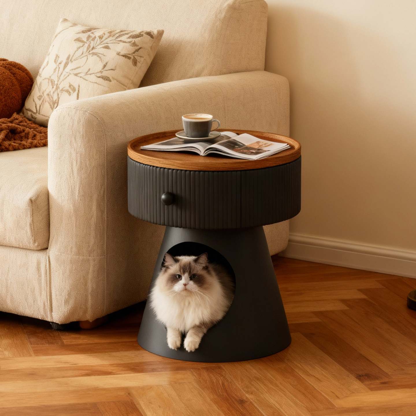 祖赛人宠共用高颜值边几