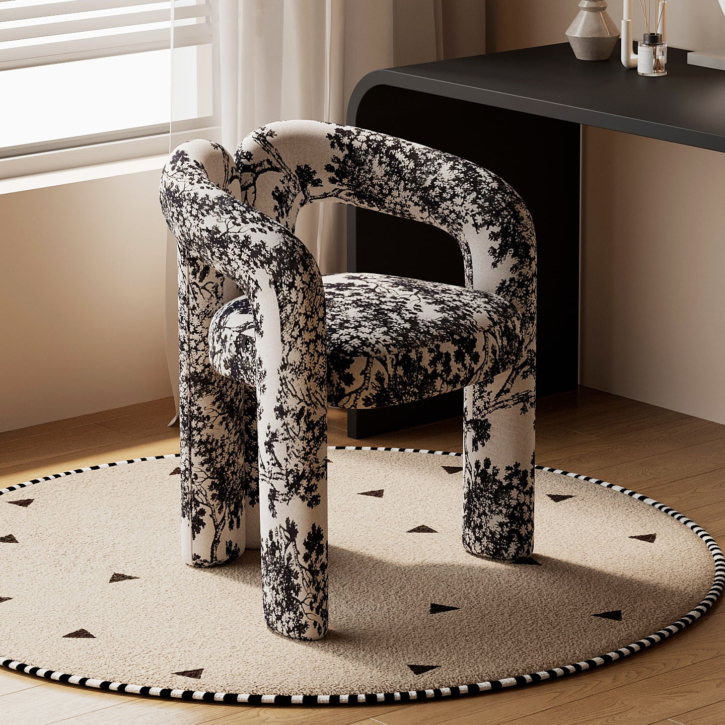 祖赛法式复古网红化妆椅女生卧室