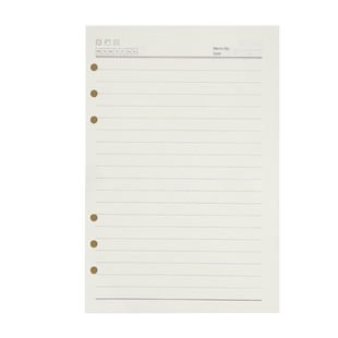 活页替换内芯横线空白a5活页纸6孔笔记本子b5六孔9孔替换芯a4会议记录本工作日志客户回访跟进记录内页替换本