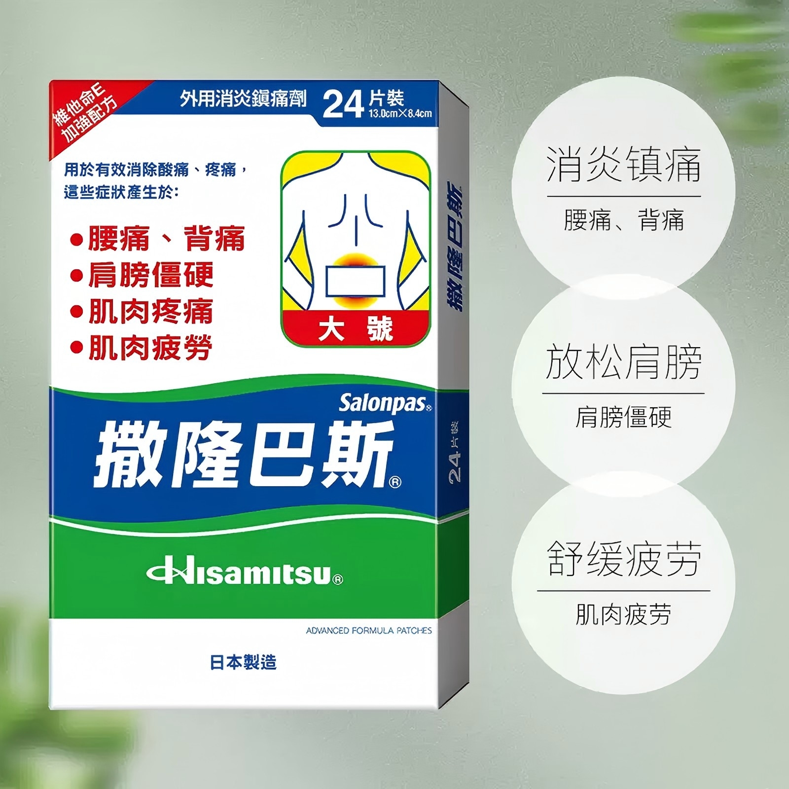 腰痛 背痛 肩膀僵硬 肌肉疼痛