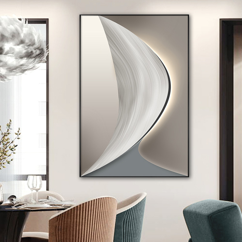 极简抽象玄关装饰画现代简约样板间挂画轻奢风客厅沙发背景墙壁画