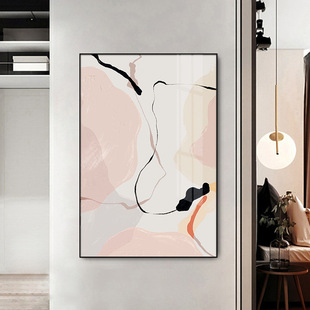 工厂客厅装 饰画简约沙发背景墙挂画抽象酒店民宿走廊过道壁画