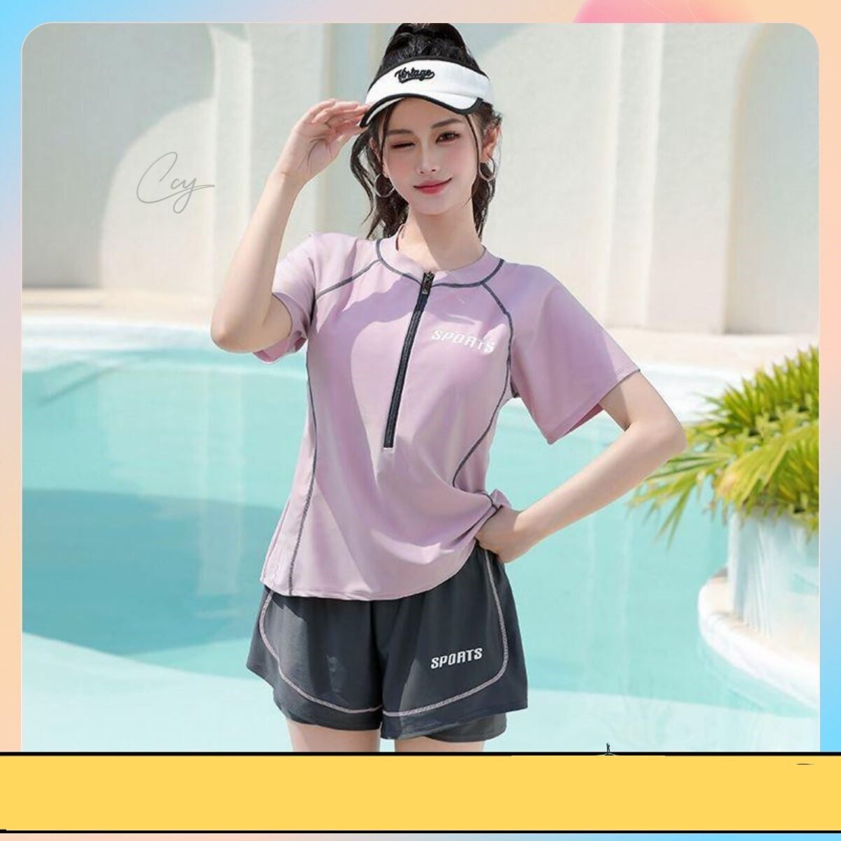 泳衣女高级感2026新款大码胖MM分体成人微胖女孩遮肉女士游泳专用