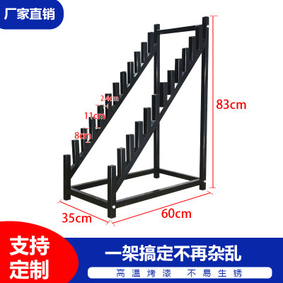 黑色定制多功能瓷砖展示架立式落地可调节岩板扣板石材木地板样板